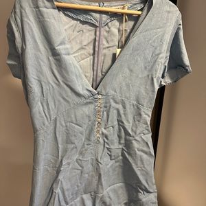 Small one piece romper Jean color brand new with tags